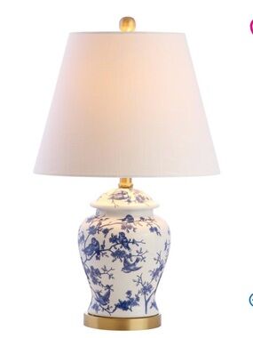 JONATHAN Blue & White chinoiserie lamp
